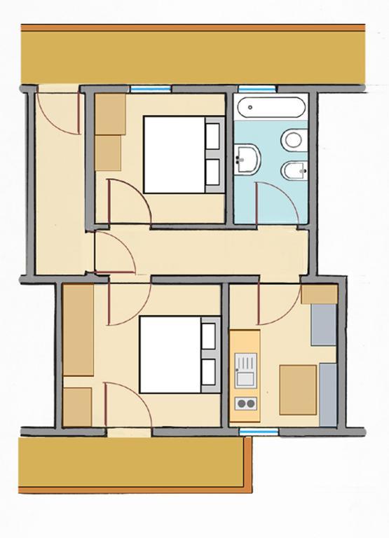 Feichterhof Voppichler Villa Rio Bianco/Weissenbach Szoba fotó
